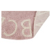 Lorena Canals koberce Přírodní koberec, ručně tkaný Round ABC Vintage Nude-Natural Rozměry kober