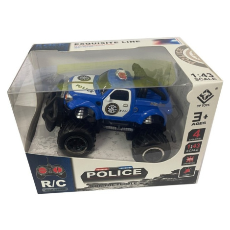 RC policejní auto 1:43 ALLTOYS