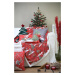 Vánoční deka z mikrovlákna THROW červená 130x160 cm France