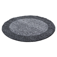 Ayyildiz koberce Kusový koberec Life Shaggy 1503 grey kruh - 160x160 (průměr) kruh cm