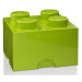 Lego® úložný box 250x252x181 světle zelený