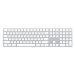 Apple Magic Keyboard s číselnou klávesnicí, stříbrná - SK