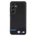BMW obal na Samsung Galaxy S24 5G Black Leather Carbon
