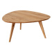 Konferenční stolek Orbetello 95x96 cm, dub, masiv