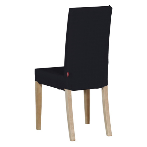 Dekoria Potah na židli IKEA  Harry, krátký, černá, židle Harry, Loneta, 133-06
