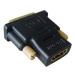 Gembird CABLEXPERT kabel HDMI na DVI, F/M, zlacené kontakty, černá - A-HDMI-DVI-2