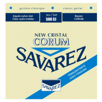 Savarez CORUM NEW CRISTAL 500CJ - Nylonové struny na kytaru - sada