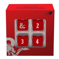 Sada kostek Dungeons & Dragons - Heavy Metal Red and White D6 (Ultra Pro)