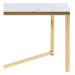ArtAct Konferenční stolek MELLISA 4 | bílý mramor