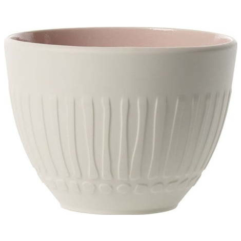 Bílo-růžový porcelánový šálek Villeroy & Boch Blossom, 450 ml