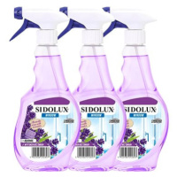 SIDOLUX Window Nano Code Marseill Soap with Lavender 3× 500 ml