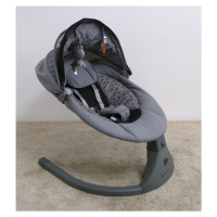 KINDERKRAFT Lehátko houpací s melodií 2v1 Lumi, do 9 kg, Premium Dark grey