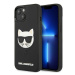 Karl Lagerfeld KLHCP13SCH3DBK hard silikonové pouzdro iPhone 13 Mini 5.4" black 3D Rubber Choupe