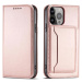 Magnetové pouzdro na karty Samsung Galaxy A23 5G flip cover wallet stand pink