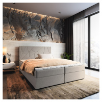 MSL Kontinentální čalouněná postel MADONA (160 x 200 cm) Barva látky: INARI 96