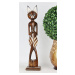 Dřevěná dekorace kočka - Lujza