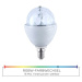 JUST LIGHT LEUCHTEN DIRECT LED disco žárovka, E14 párty žárovka RGB LD 08117