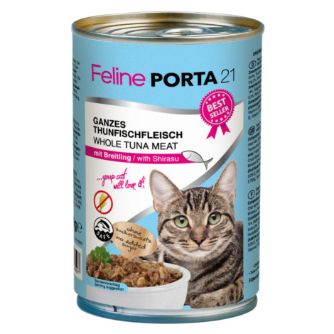 Feline Porta 21 12 x 400 g - tuňák se šprotem