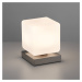 Paul Neuhaus LED stolní lampa Dadoa, stmívatelná, ocelová barva