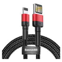 Baseus Cafule Lightning Double Sided USB kabel (2.4A) červený/černý