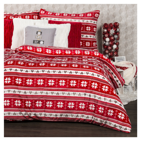 4Home Vánoční povlečení mikroflanel Zimní sen