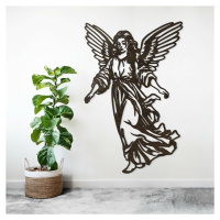 Dřevěný obraz anděla na zeď - Posel