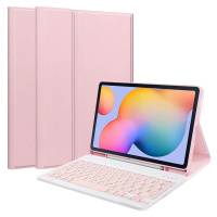 Pouzdro Case Kryt S Klávesnicí Pro Samsung Galaxy Tab A8 10.5 Růžový