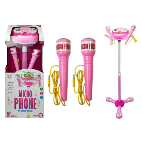mamido  Dětský mikrofon s karaoke růžový