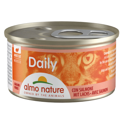 Almo Nature Daily Menü, 24× 85 g, Mousse Losos Almo Nature Holistic