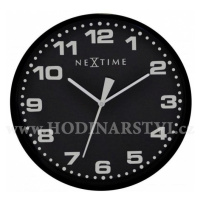 Hodiny NEXTIME 3053zw 35cm Dash black