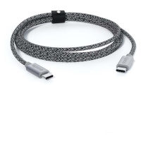 Opletený kabel USB-C na USB-C 1,2 m Epico - vesmírně šedý