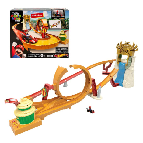 Mattel hot wheels mario kart kongův ostrov závodní dráha, hmk49