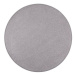 Vopi Kusový koberec Eton šedý 73 kruh