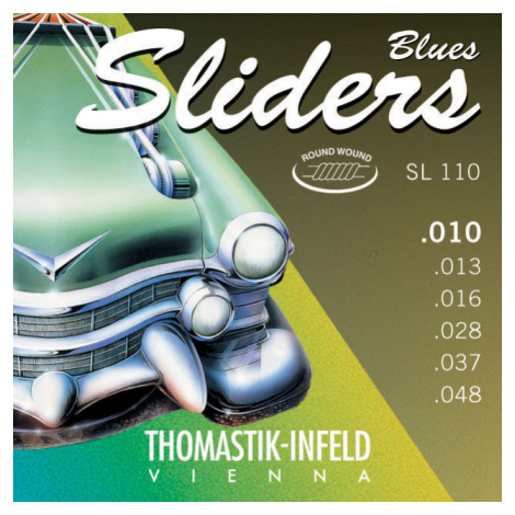 Thomastik SLIDERS BLUES SL110 - Struny na elektrickou kytaru - sada