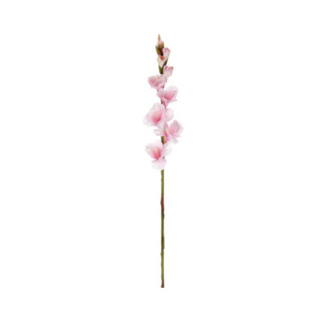 Umělá květina Gladiola 85 cm, růžová Asko