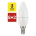 8 + 2 zdarma – LED žárovka Classic svíčka / E14 / 5 W (40 W) / 470 lm / teplá bílá