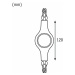 Paulmann URail LED liniová spojka 5,8W chrom mat stmívatelné 954.77 P 95477