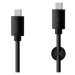 FIXED Datový a nabíjecí USB-C kabel s konektorem USB-C, USB 2.0 Černá