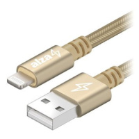 AlzaPower AluCore USB-A to Lightning MFi (C189) 3m zlatý