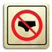 Accept Piktogram "zákaz vstupu v plavkách" (80 × 80 mm) (zlatá tabulka - barevný tisk)