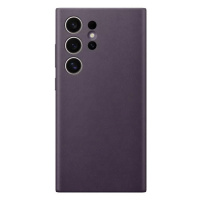 Kryt Samsung S24 Ultra Dark Violet Vegan Leather Back Cover