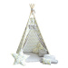 BabyTýpka teepee Cikcak yellow grey