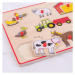 Bigjigs Toys Vkládací puzzle Farmářský statek