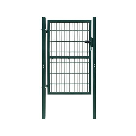 2D plotová branka (jednokřídlá), zelená 106 × 170 cm SHUMEE