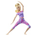 Mattel Barbie V pohybu blondýnka v modrém topu FTG80