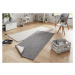 NORTHRUGS - Hanse Home koberce Kusový koberec Twin-Wendeteppiche 103097 grau creme – na ven i na