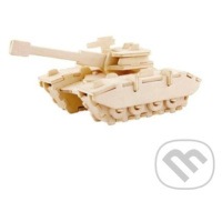 Tank (Drevrné 3D puzzle) - puzzle z kategorie Umělecké