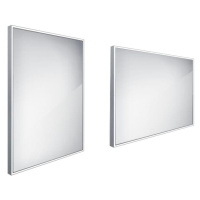 Zrcadlo bez vypínače Nimco 80x60 cm hliník ZP 13002