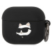 Karl Lagerfeld 3D Logo NFT Choupette Head Silikonové pouzdro Airpods 3 černé