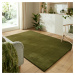 Flair Rugs koberce Kusový ručně tkaný koberec Tuscany Textured Wool Border Green - 160x230 cm